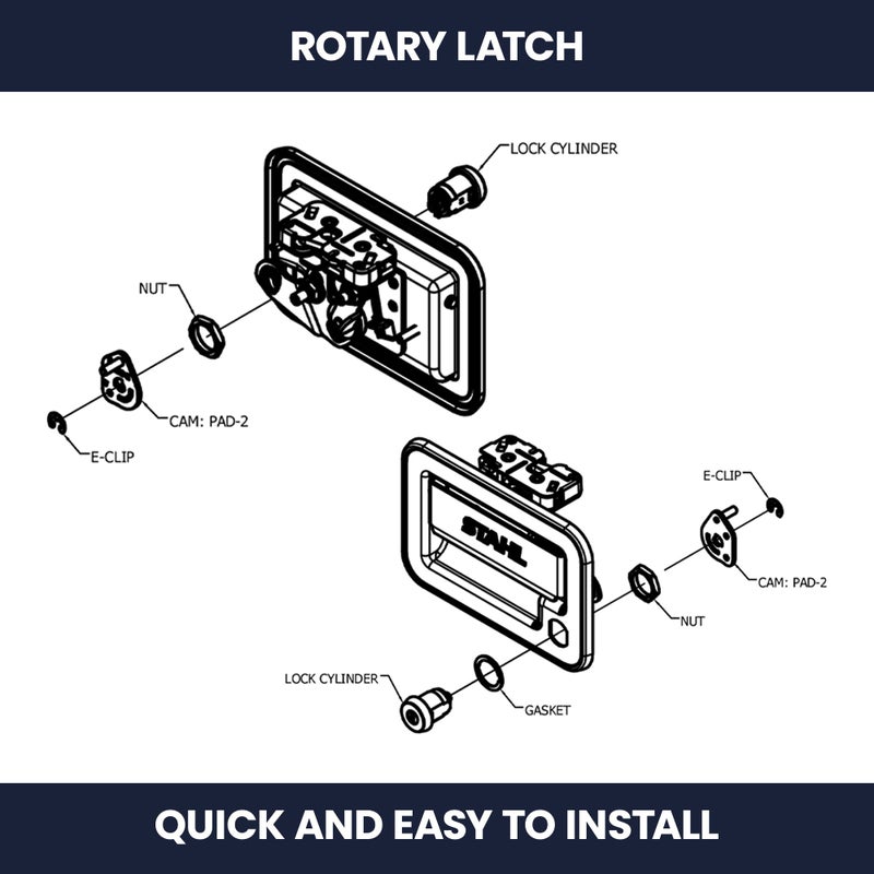 Stahl/Arbortech - 213138-08 - 0008 - STRATEC Replacement Lock Cylinder Kit - Image 5